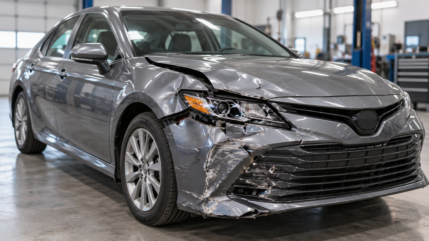Vehicle before collision repair